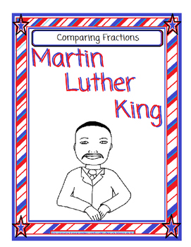 Preview of Compare Fractions-Martin Luther King