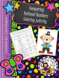 Compare Fractions and Decimals & Word Problems Coloring Acvitity