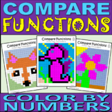 Compare Functions - Color by Numbers 3 Worksheets - 8.F.A.2
