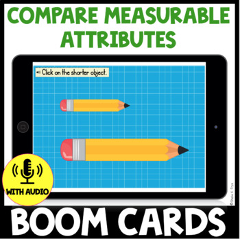 Preview of Compare Measurable Attributes | BOOM CARDS