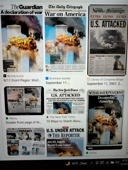 Preview of Compare Media Reporting on September 11, 2001 Terrorism