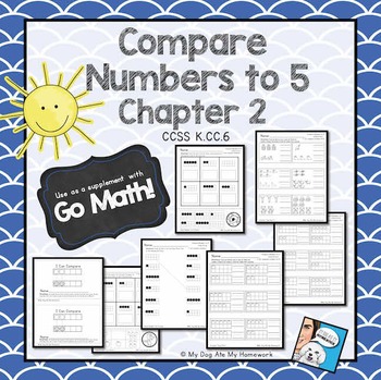 Preview of Compare Numbers to 5 Go Math