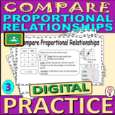 Compare Proportional Relationships - Digital Practice work