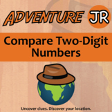 Compare Two-Digit Numbers Activity - 1.NBT.B.3 - Adventure