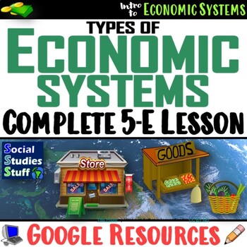 Preview of Compare Types of Economic Systems 5-E Lesson | Intro to Economies | Google