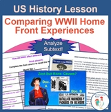 Compare WWI and WWII Home Front Experiences: Complete U.S.