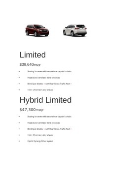 Preview of Compare a Hybrid Car with a Regular Car