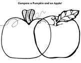 Compare an Apple and a Pumpkin:  Venn Diagram