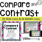 Compare and Contrast #1 - 24 Task Cards AND a Boom Deck fo