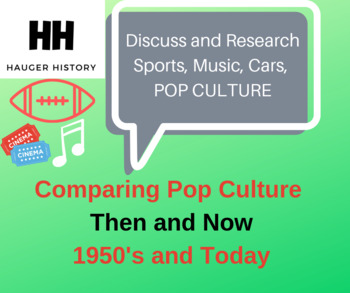 Pop Culture 1950s Worksheets Teaching Resources Tpt