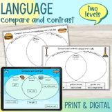 Compare and Contrast for Speech Therapy | Print and Boom™ Cards