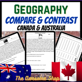 Compare and Contrast Canada and Australia Writing W/Support