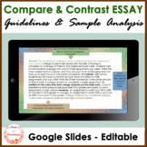 Compare and Contrast Essay Academic Writing Google Slides 