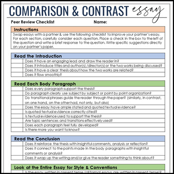 compare and contrast titles