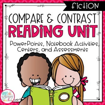 Preview of Compare and Contrast Fiction Reading Unit With Centers THIRD GRADE