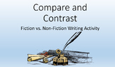 Compare and Contrast Fiction Vs Non-Fiction Writing Activity