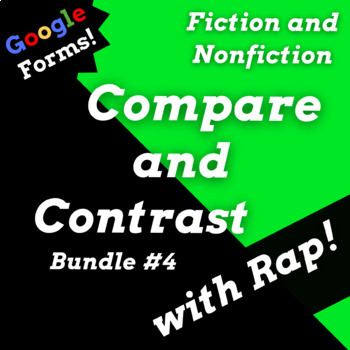 Preview of Compare and Contrast Fiction and Nonfiction Passages 5th and 6th Grade