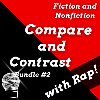 Preview of Middle School Compare and Contrast Fiction and Nonfiction Passages