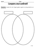 Compare and Contrast Graphic Organizers and Essay Organizer