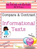 Compare and Contrast Informational Text (8 passages)