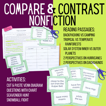 Compare and Contrast Nonfiction Text - Compare and Contrast Passages
