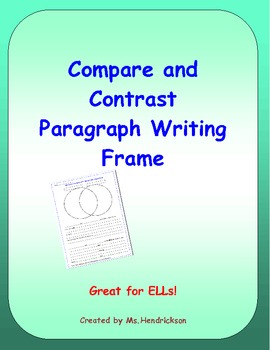 how to write a compare contrast paragraph