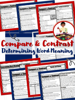 Preview of Compare and Contrast Passages | RL2.9 & RI2.4 | Reading Comprehension Passages