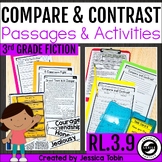 Compare and Contrast Graphic Organizers and Passages - 3rd