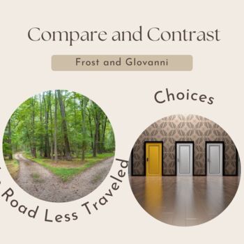Preview of Compare and Contrast: Poetry (Frost and Giovanni)