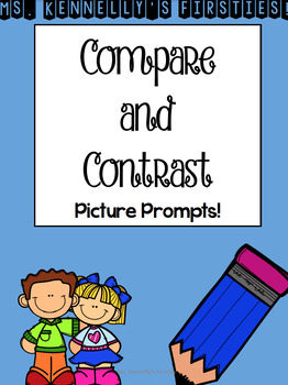 Preview of Compare and Contrast Prompt Picture Cards