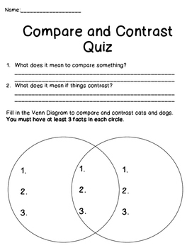 contrast compare does quiz composition comparison patterns