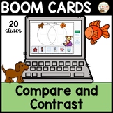 Compare and Contrast Reading Comprehension | Boom Cards (D