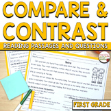 Compare and Contrast Reading Passages and Questions RL.1.9