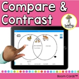 Compare and Contrast Speech Therapy Boom Cards and Languag