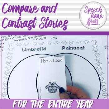 Preview of Compare and Contrast Stories for the entire year