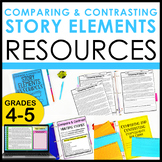 Compare and Contrast Story Elements | RL.5.3 - Printable a