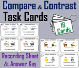 Compare and Contrast Task Cards Activity (Reading Comprehension)