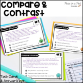 Compare and Contrast Task Cards 5th Grade Compare and Cont