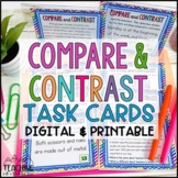 Compare and Contrast Task Cards | Digital and Printable