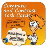 Compare and Contrast Task Cards and Google Slides
