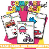 Compare and Contrast Task cards and worksheets