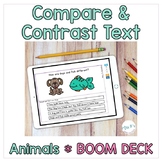 Compare and Contrast Text BOOM™️ Cards: Dog versus Fish