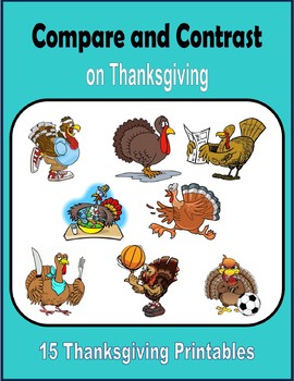 Preview of Compare and Contrast - Thanksgiving