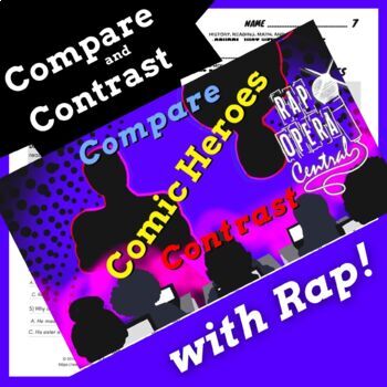 Preview of 5th and 6th Grade Compare and Contrast Two Characters Stories Fiction Passage
