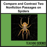 Compare Contrast Text Structure Passages on Spiders Inform