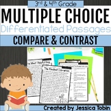 Compare and Contrast Two Texts Multiple Choice 3rd 4th Gra
