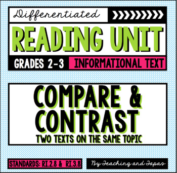 Preview of Compare and Contrast Two Texts (RI.2.9 and RI.3.9)