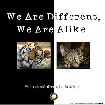 Preview of Compare and Contrast | We Are Different, We Are Alike