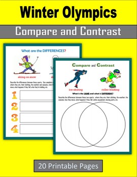 Preview of Compare and Contrast - Winter Olympics