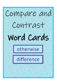 Compare and Contrast Word Cards